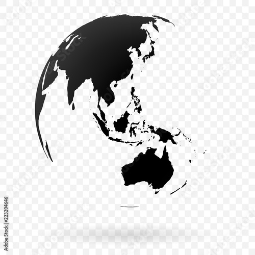 Earth globe symbol