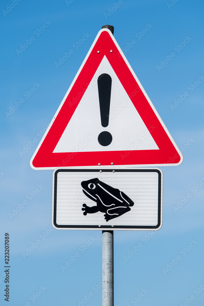 Achtung Krötenwanderung