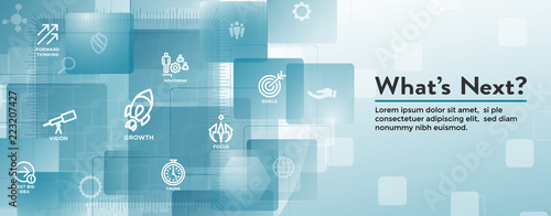What's Next Header Web Banner showing the Next Big Idea