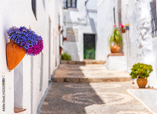 Old town of Frigiliana, Spain photo