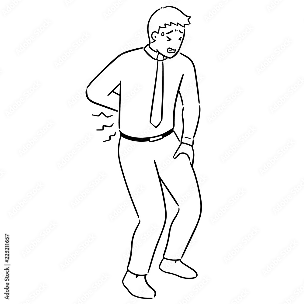 vector of backache vector of backache