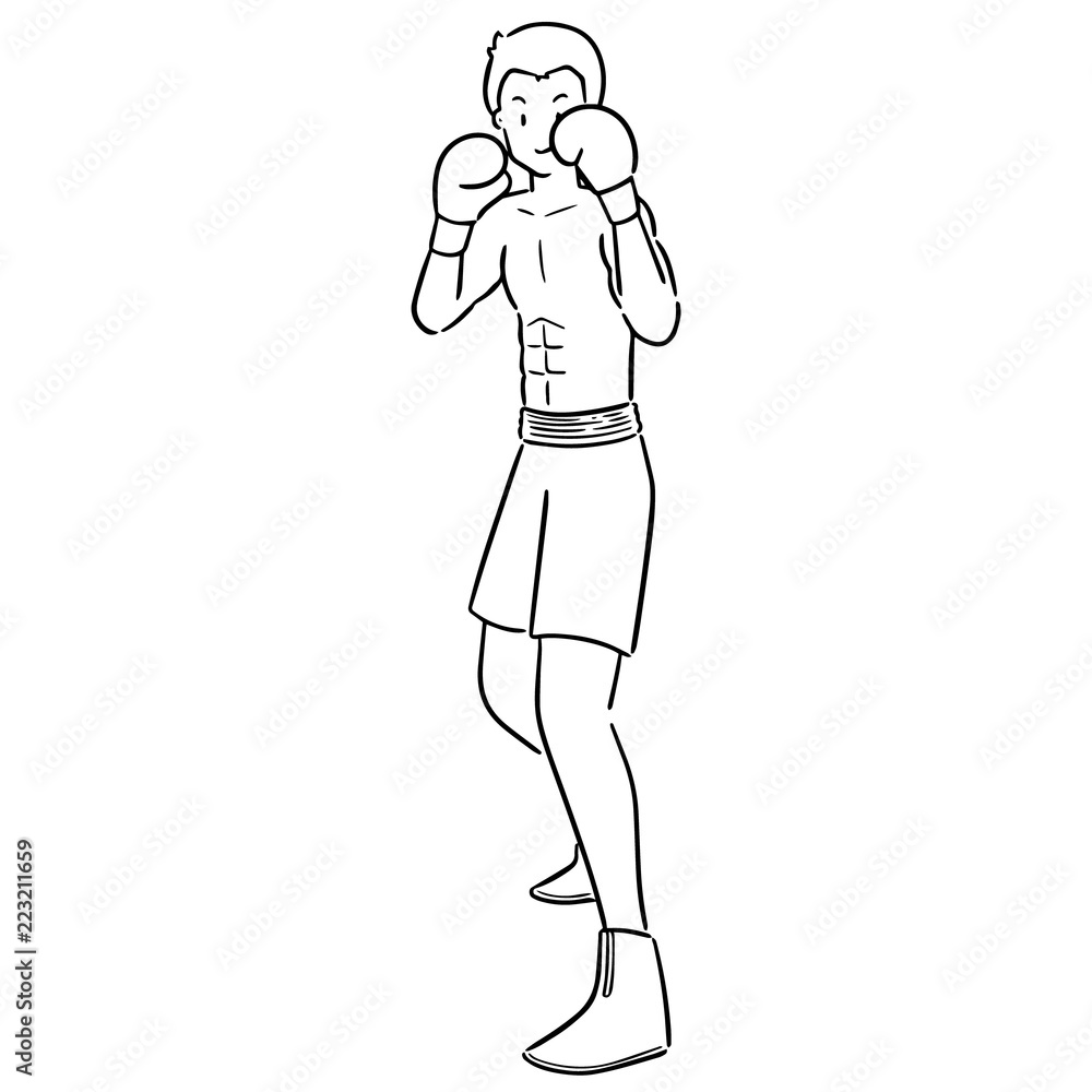 vector of boxer vector of boxer