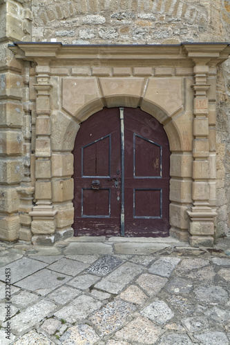 Wallpaper Mural Old, wooden entrance door. Torontodigital.ca