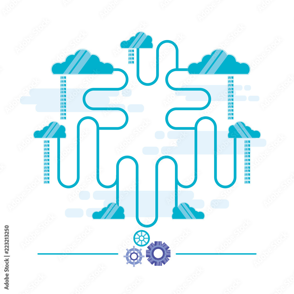cloud computing with network connection cloud computing with network connection