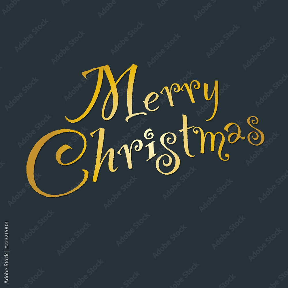 Naklejka Odręczny tekst „Wesołych Świąt”