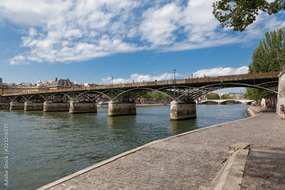 Fototapeta premium France, Paris, architecture, nature, and people