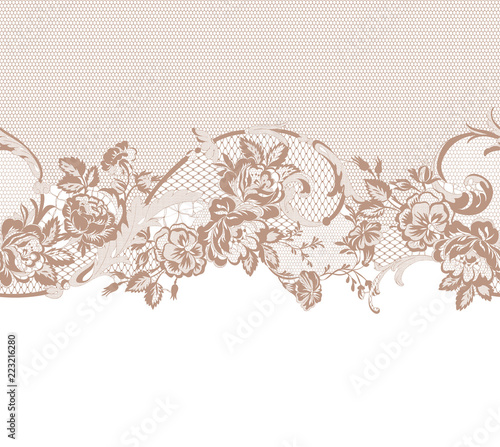 seamless lace ribbon