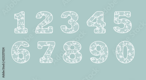 lace figures, set