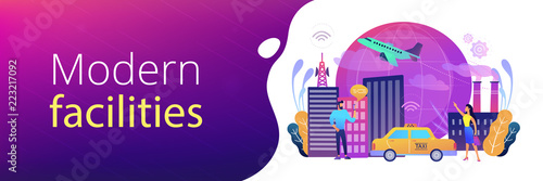 Global internet of things smart city header banner