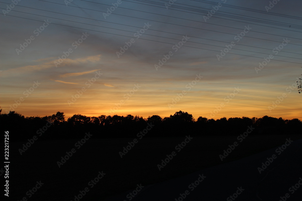 Die Sonne geht unter