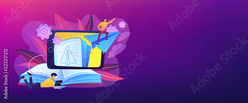 Augmented reality books header banner.