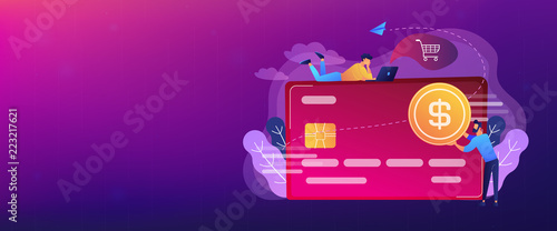 Credit card header banner.