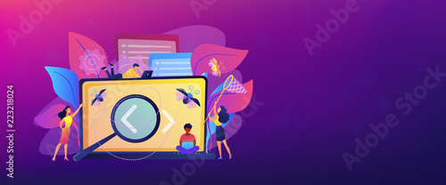 Software testing it header or footer banner
