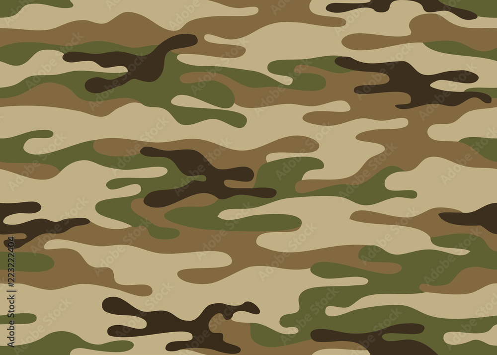 Seamless camouflage Khaki gray green black texture, vector military repeats army hunting Seamless camouflage Khaki gray green black texture, vector military repeats army hunting