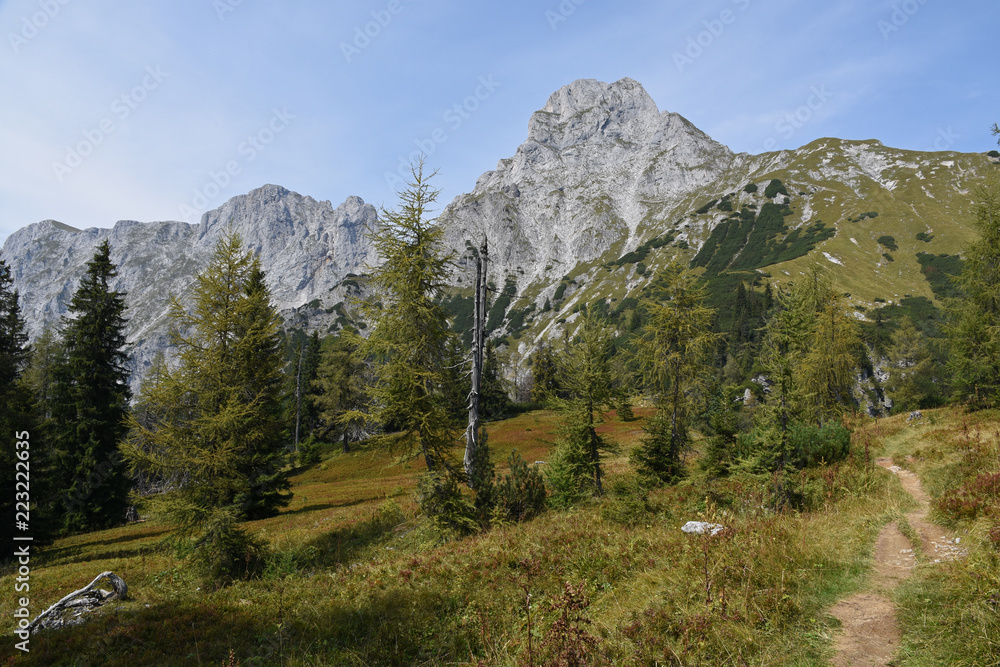 Naklejka premium Admonter Reichenstein in the National Park Gesause, Austria