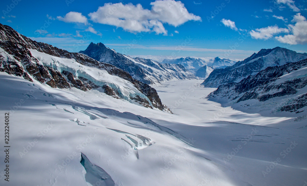 Glacier of Aletsch views