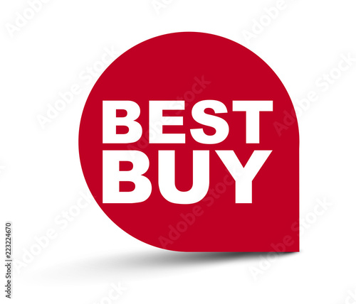 red vector banner best buy