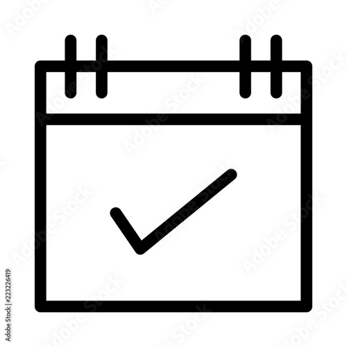  check mark line icon