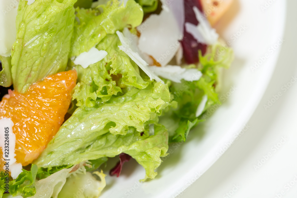 Beet salad with oranges and goat cheese. Beet salad with oranges and goat cheese.