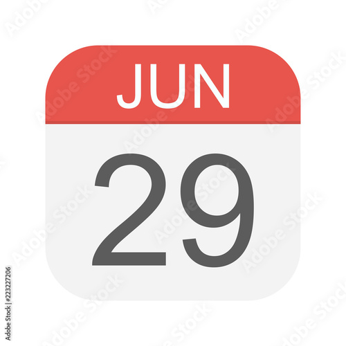 June 29 - Calendar Icon
