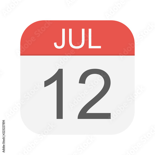 July 12 - Calendar Icon