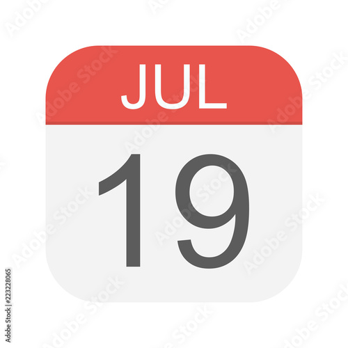 July 19 - Calendar Icon