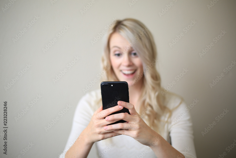 Woman using technology
Woman using technology