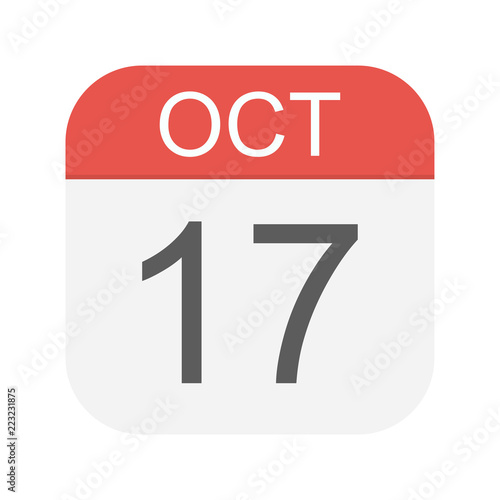 October 17 - Calendar Icon