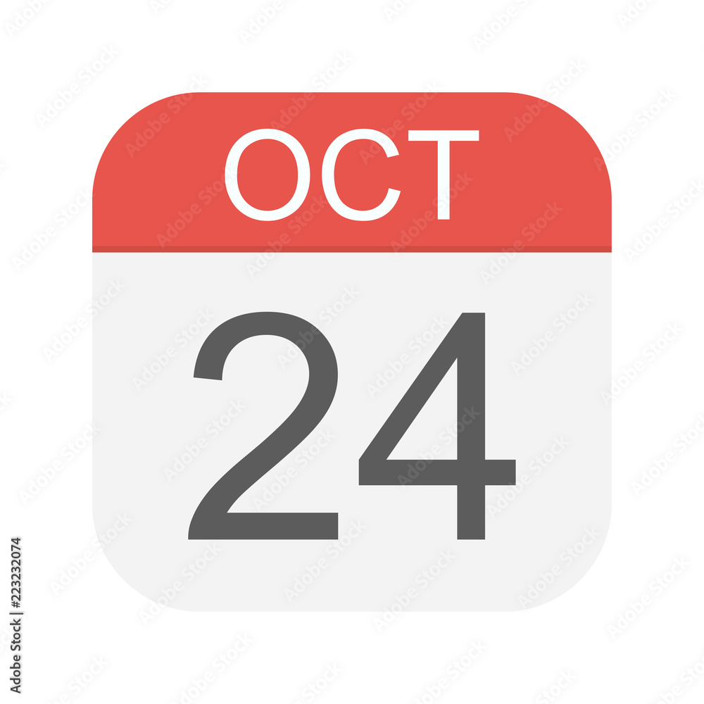 October 24 - Calendar Icon October 24 - Calendar Icon