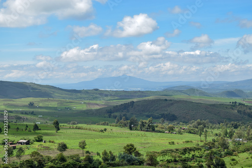 Mount Longonot seen from Eburru Hills, Kenya photo