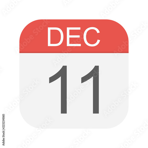 December 11 - Calendar Icon
