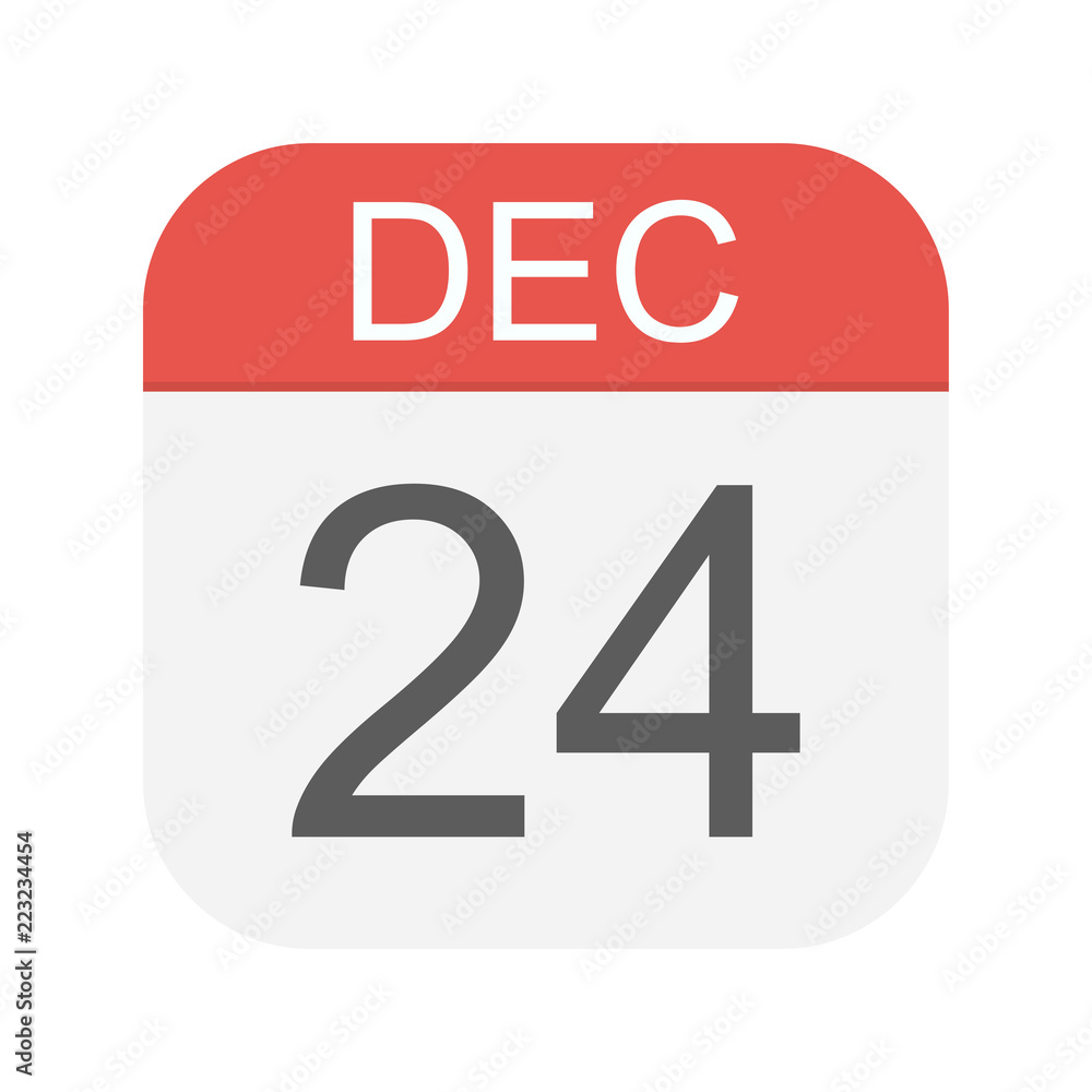 December 24 - Calendar Icon December 24 - Calendar Icon