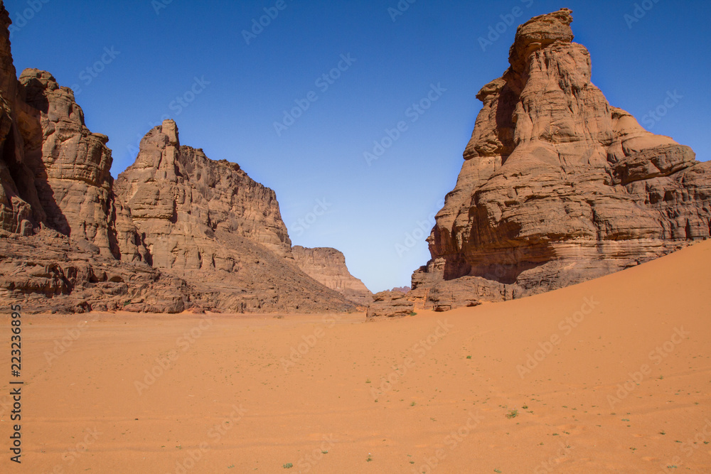 Amazing rock formation in Tadrart Rouge. Tassili n’Ajjer National Park, Algeria
Amazing rock formation in Tadrart Rouge. Tassili n’Ajjer National Park, Algeria