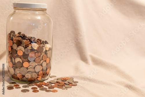 coin jar background