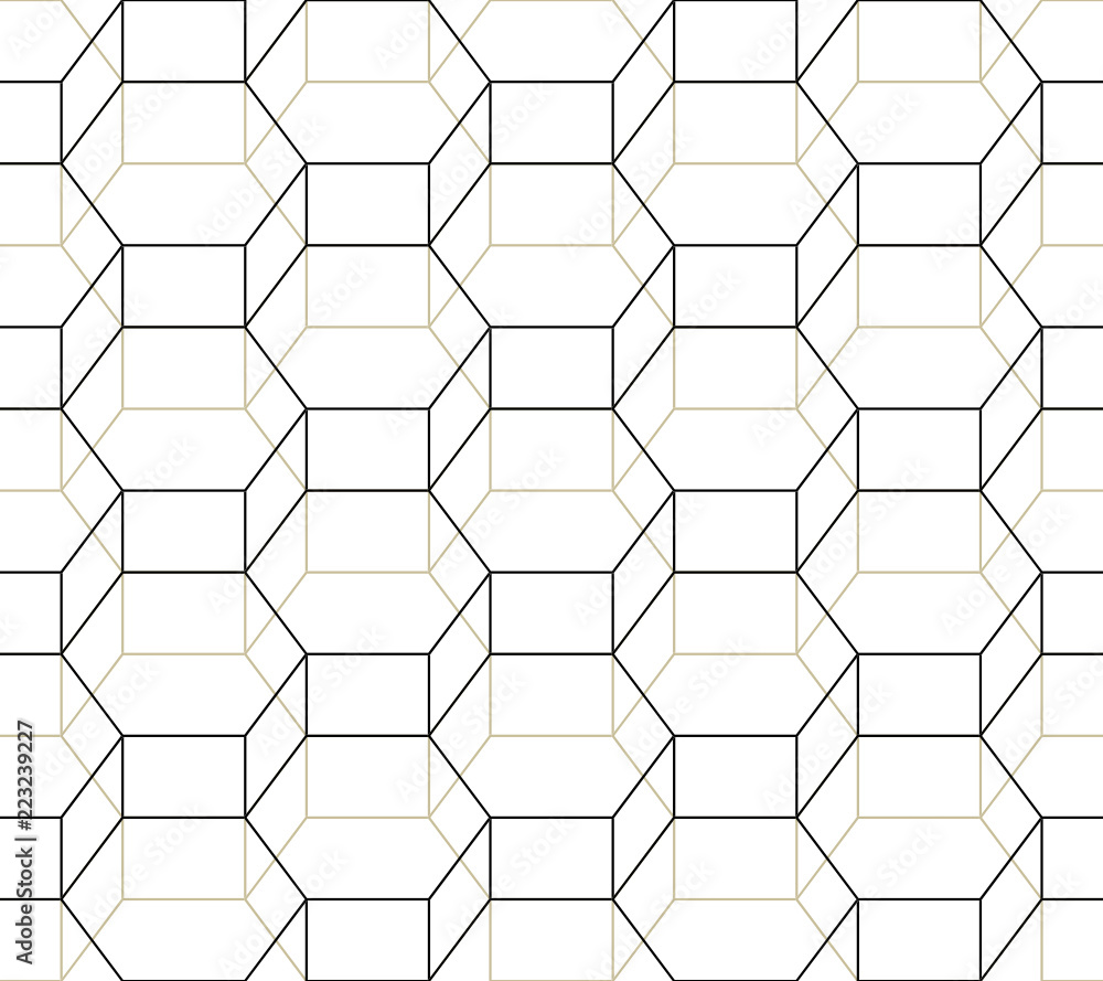 Vector seamless texture. Modern geometric background. Mesh with hexagonal cells. Vector seamless texture. Modern geometric background. Mesh with hexagonal cells.