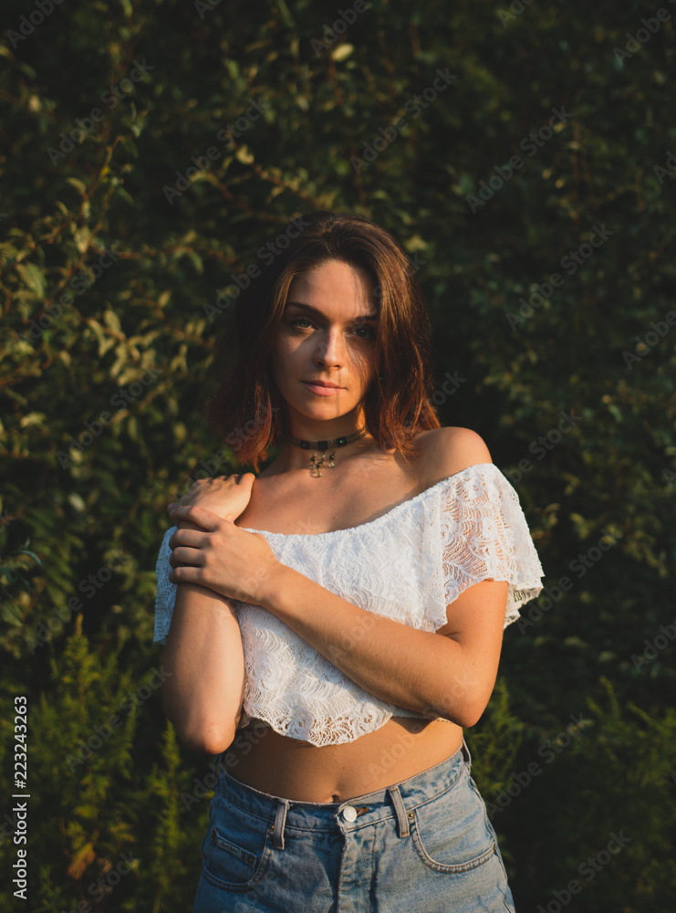 Girl in Field Girl in Field