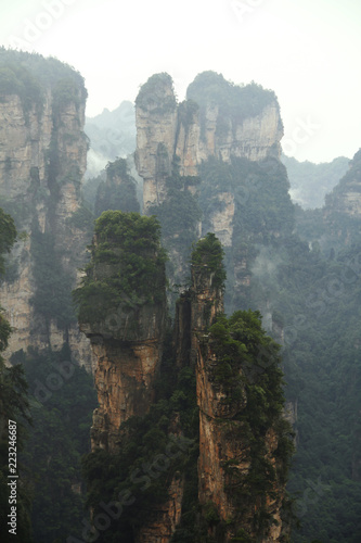 Montañas de Zhangjiaje en China