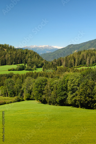 Beautiful landscape in a hiking trail in Austria