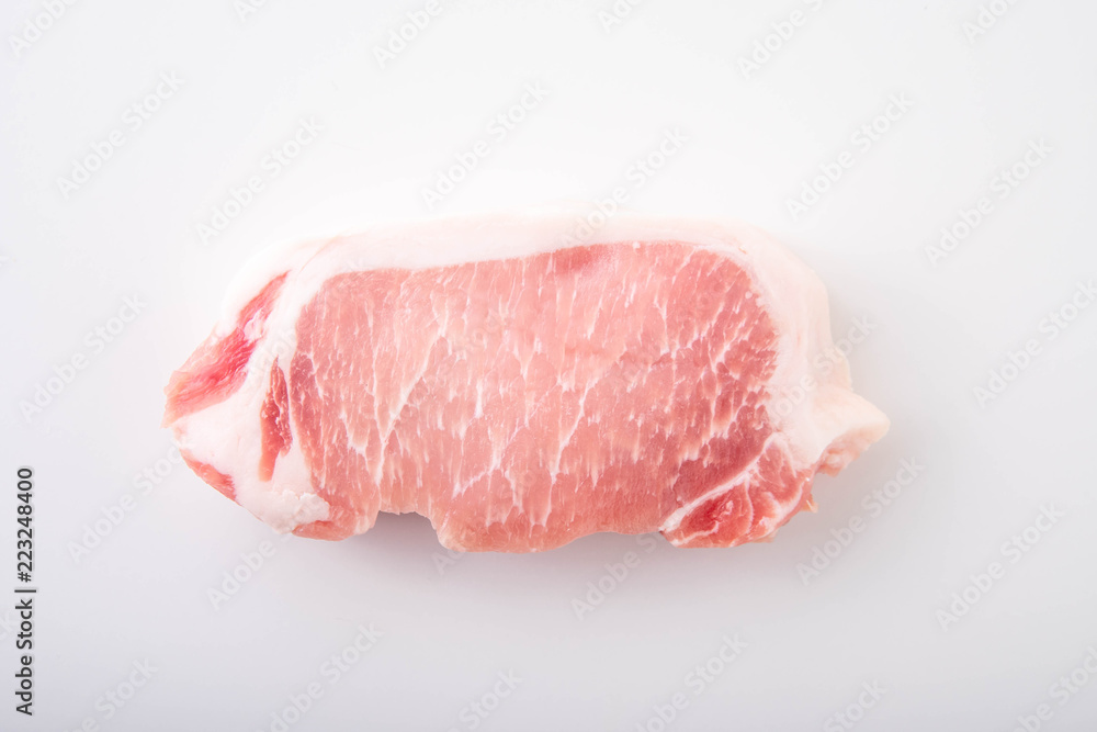 isolated pork loin isolated pork loin