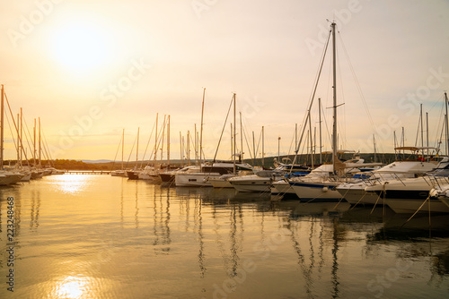 Yachts on the dock © Creaturart