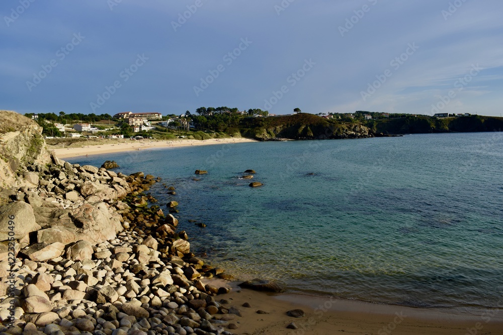 una playa paradisiaca en Galicia