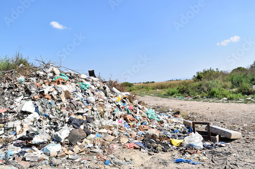 Garbage dump, ecological catastrophe