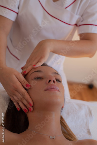 Healing hands massage.