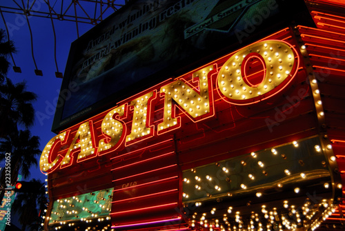 Casino sign - downtown Las Vegas