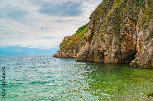 Landscape of Adriatic sea in Croatia