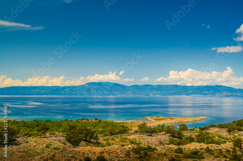 Fototapeta Naklejka Na Ścianę i Meble -  Scenic view of the bay in Krk Island, Croatia