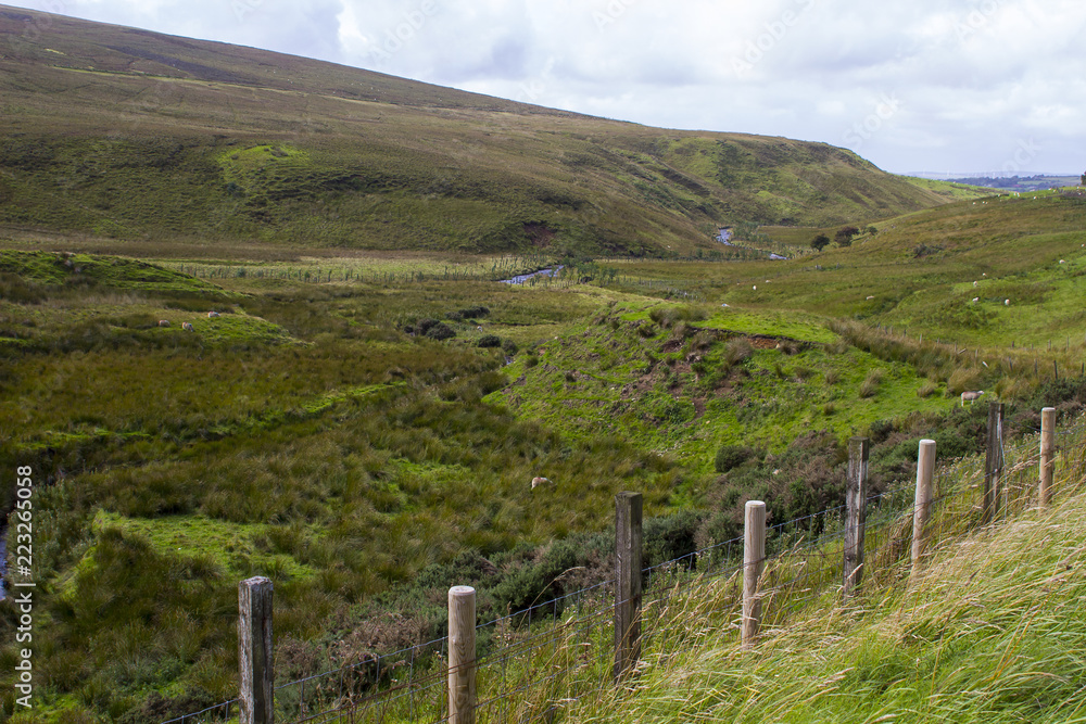 A view across the Carn Glenshane Pass in Northern Ireland