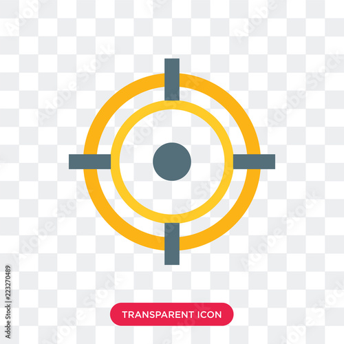 Aim vector icon isolated on transparent background, Aim logo design