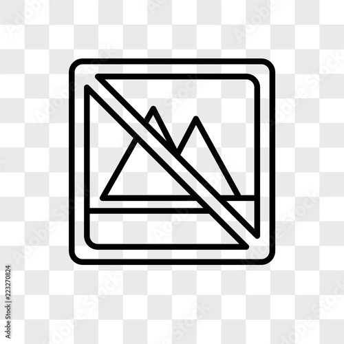 No bleaching vector icon isolated on transparent background, No bleaching logo design