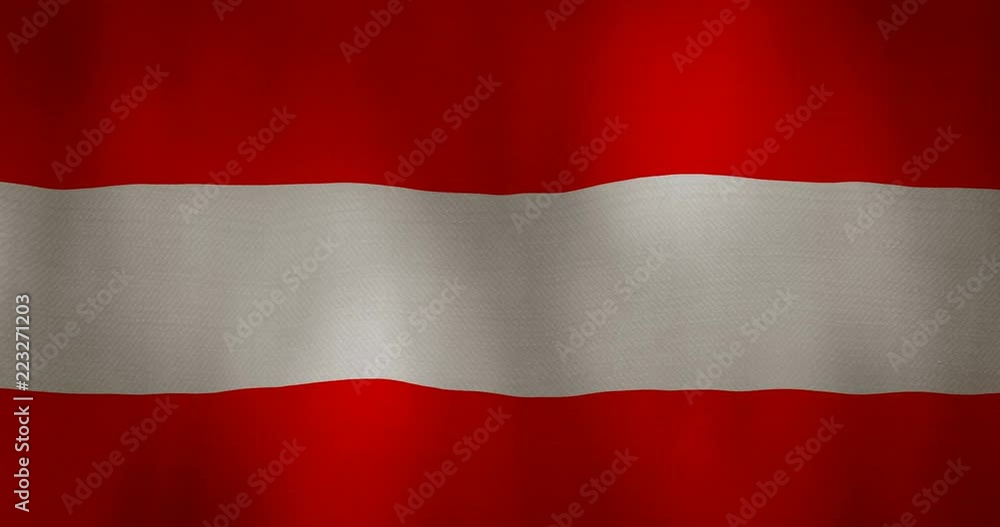 Austria flag fabric texture waving in the wind Austria flag fabric texture waving in the wind